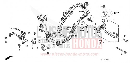 FRAME BODY SH150RA de 2010